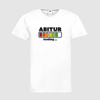 Herren-T-Shirt FOTL, Basic V-Neck - Motiv Abitur Loading