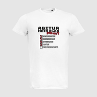 Herren-T-Shirt B&C, Organic - Motiv Abitur Plan