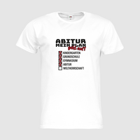 Herren-T-Shirt FOTL, Premium - Motiv Abitur Plan