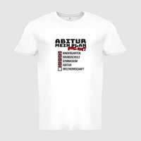 Herren-T-Shirt B&C, Basic - Motiv Abitur Plan