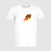 Herren-T-Shirt B&C, Premium - Motiv American Football Bunt