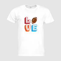 Herren-T-Shirt FOTL, Premium - Motiv American Football Love