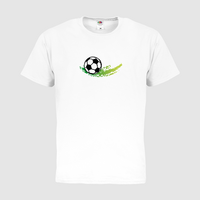 Herren-T-Shirt FOTL, Basic Rundhals - Motiv Fußball Grün