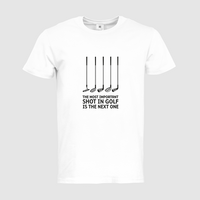 Herren-T-Shirt B&C, Premium - Motiv Golf Shot