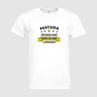 Herren-T-Shirt FOTL, Premium - Motiv Matura Lernen
