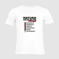 Herren-T-Shirt B&C, Organic - Motiv Matura Plan