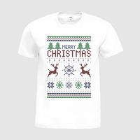 Herren-T-Shirt FOTL, Budget - Motiv Weihnachtsstrickpulli