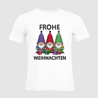 Herren-T-Shirt Russell, Organic - Motiv Weihnachtswichtel
