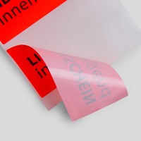 Etikett, farbig bedruckt, details