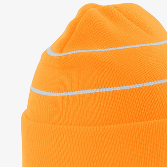 Hi-Vis-Beanie mit einer Stickposition