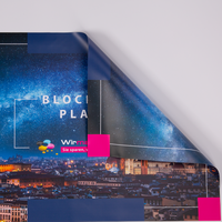 Plane, farbig bedruckt mit Motiv, geklappt