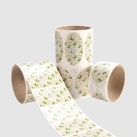 Etiketten, farbig bedruckt, Motiv, verschiedene Formen