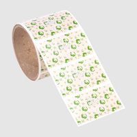 Etiketten, farbig bedruckt, auf Rolle