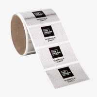 Etiketten, bedruckt, Form auf Rolle