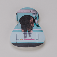 Fassadenfolie, farbig bedruckt, liegend, Mensch Form