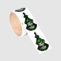 Etiketten, farbig bedruckt, Motiv, auf Rolle