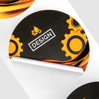 Etiketten, farbig bedruckt, Motiv, details