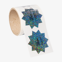 Etiketten, bedruckt, Form auf Rolle