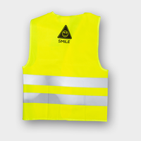 Warnweste, bedruckt, gelb