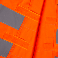 Warnweste, bedruckt, orange