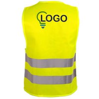 Hochwertige Kinder-Warnweste, 4/0-farbig bedruckt, RÜCKEN