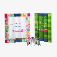 Klatschpappe, farbig bedruckt. aufgefaltet, Fußball Motiv