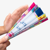 Klatschpappe, farbig bedruckt. aufgefaltet, Fußball Motiv