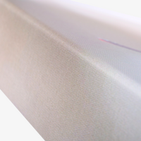 Hochwertige Leinwand 50 x 70 cm inkl. Holz-Keilrahmen 5 cm Detail Nahaufnahme Seite