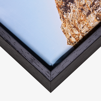 Hochwertige Leinwand 30 x 20 cm inkl. Holz-Keilrahmen 2 cm, Schattenfugenrahmen schwarz