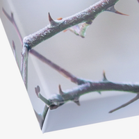 Hochwertige Leinwand 50 x 70 cm inkl. Holz-Keilrahmen 5 cm Detail Rahmenkante