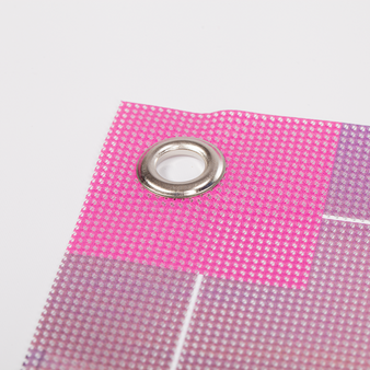 Mesh Plane, farbig bedruckt mit Öse