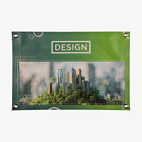 Mesh-Plane, 4/0-farbig bedruckt, geöst und umsäumt