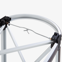 Messetheke, farbig bedruckt, details