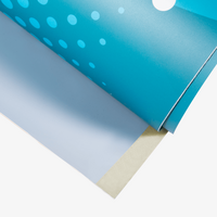 Messetheke Druck, farbig bedruckt, details