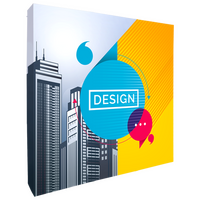 Messewand mit Kedersystem 3 x 3