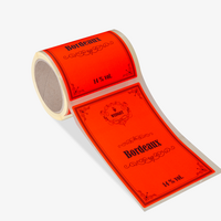 Etiketten, farbig bedruckt, Motive