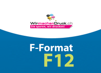 Hochwertige PVC-Plane F12P 2820 x 1320 mm, 4/0-farbig bedruckt, plano