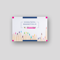 Magnetfolie, farbig bedruckt, rechteckig, liegend