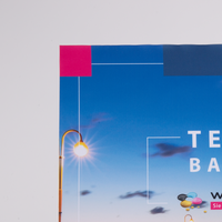 Banner, farbig bedruckt, liegend