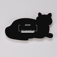 Tafelfolie, bedruckt, liegend, Katze Form