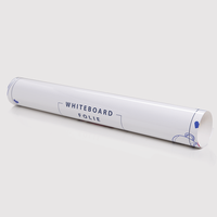 Whiteboard, farbig bedruckt, liegend, gerollt