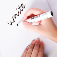 Whiteboard, weiß, liegend mit Text