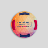 Aufnäher, farbig bedruckt, liegend