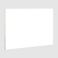 Weißdruck auf der Rückseite der Echtglasplatte 