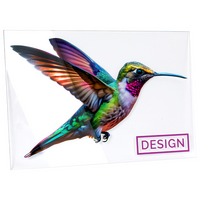 Hochwertige Glasplatte in freier Größe 4/0 farbig partiell hinterdruckt