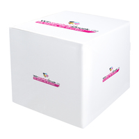 Sitzwürfel, farbig bedruckt