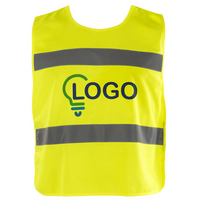 Hochwertiger Kinder-Warnschutzponcho, vorne bedruckt