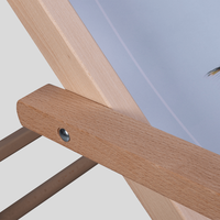 Liegestuhl, farbig bedruckt, details