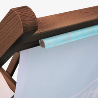 Liegestuhl Premium mit Lehne detail4