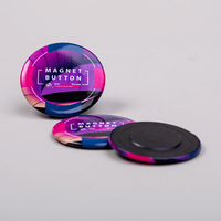 Magnetbutton, farbig bedruckt